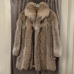 Vintage Coyote Fur Coat S/M